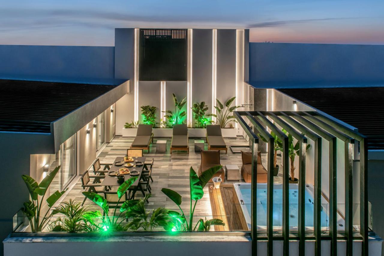 Maison Aqua Suite With Private Mini Pool Jacuzzi Hersonissos  Dış mekan fotoğraf