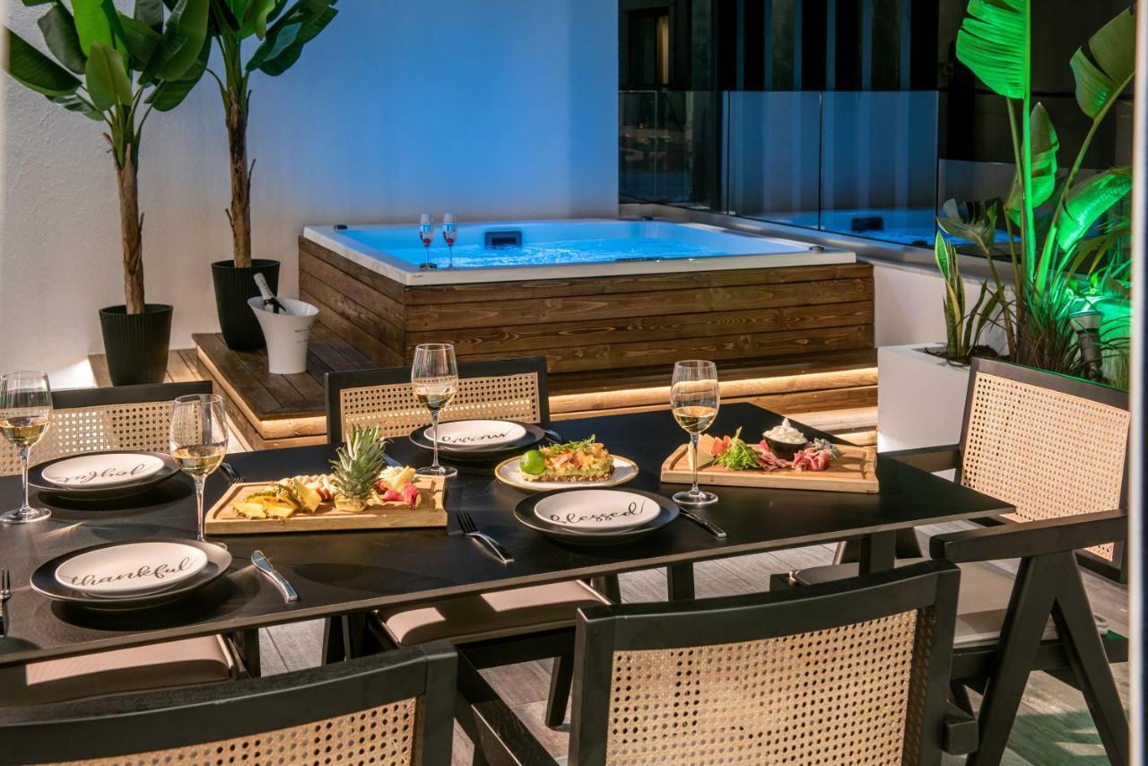 Maison Aqua Suite With Private Mini Pool Jacuzzi Hersonissos  Dış mekan fotoğraf